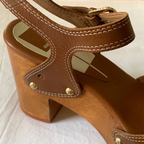 Dolce Vita Yandy Heels Cognac Leather US7.5 - Picture 10 of 13